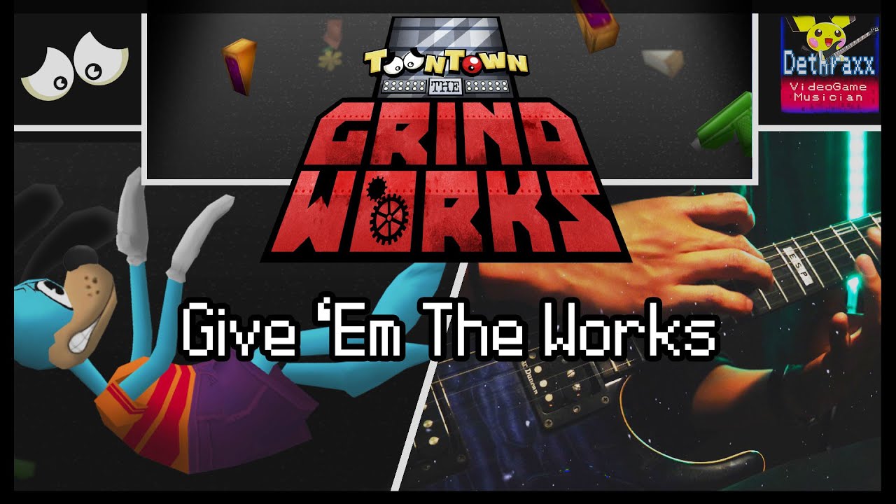 [Commission] Toontown: The Grindworks: Give 'Em The Works | Metal Guitar Remix Cover by Dethraxx