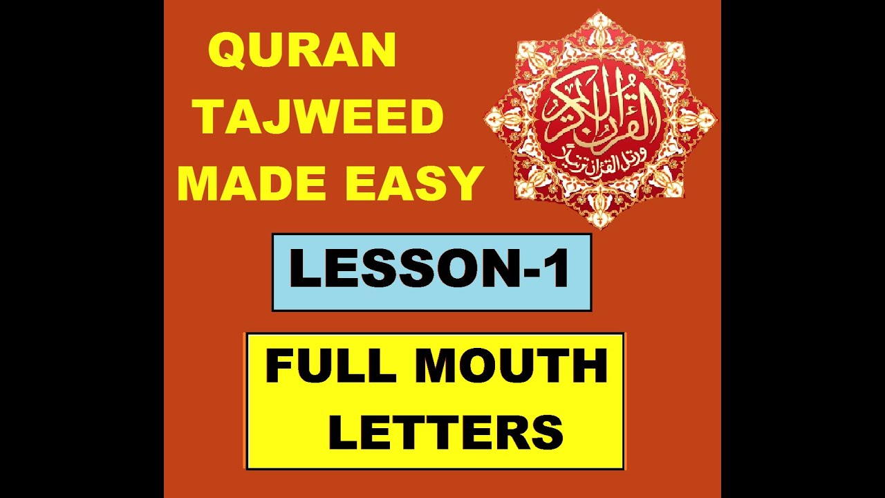 FULL MOUTH LETTERS