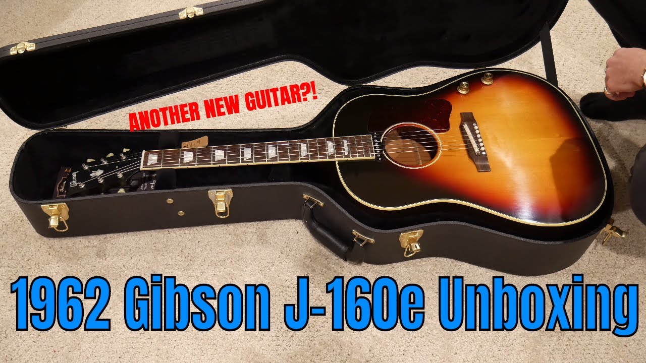 Gibson J-160e 1962 Unboxing & Overview | NEW GUITAR!