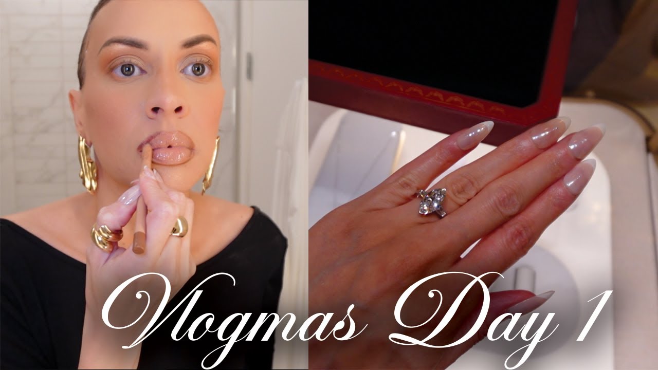 VLOGMAS DAY 1: Engagement ring shopping, holiday prep, decorations & gift guide