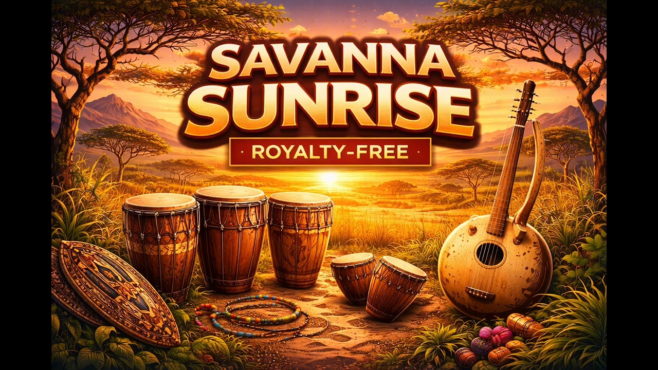 Savanna Sunrise – African Tribal Instrumental (Royalty-Free Music)