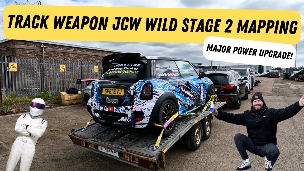 INSANE Stage 2 Tuning on My Track Monster Mini JCW! 🔥 HUGE Power Gains at MAC Motorsport!