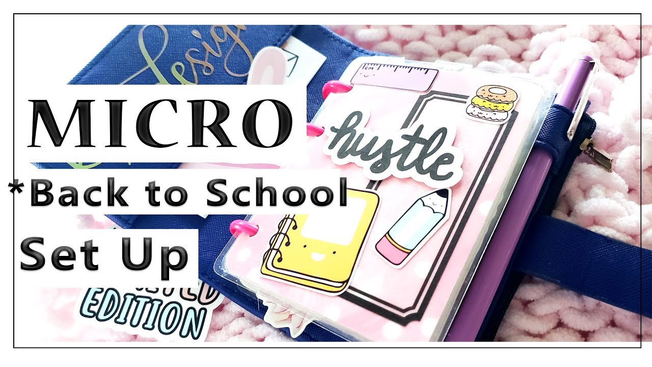 MICRO Happy Note Set UP  |  Back to School Edition |  krodesigns