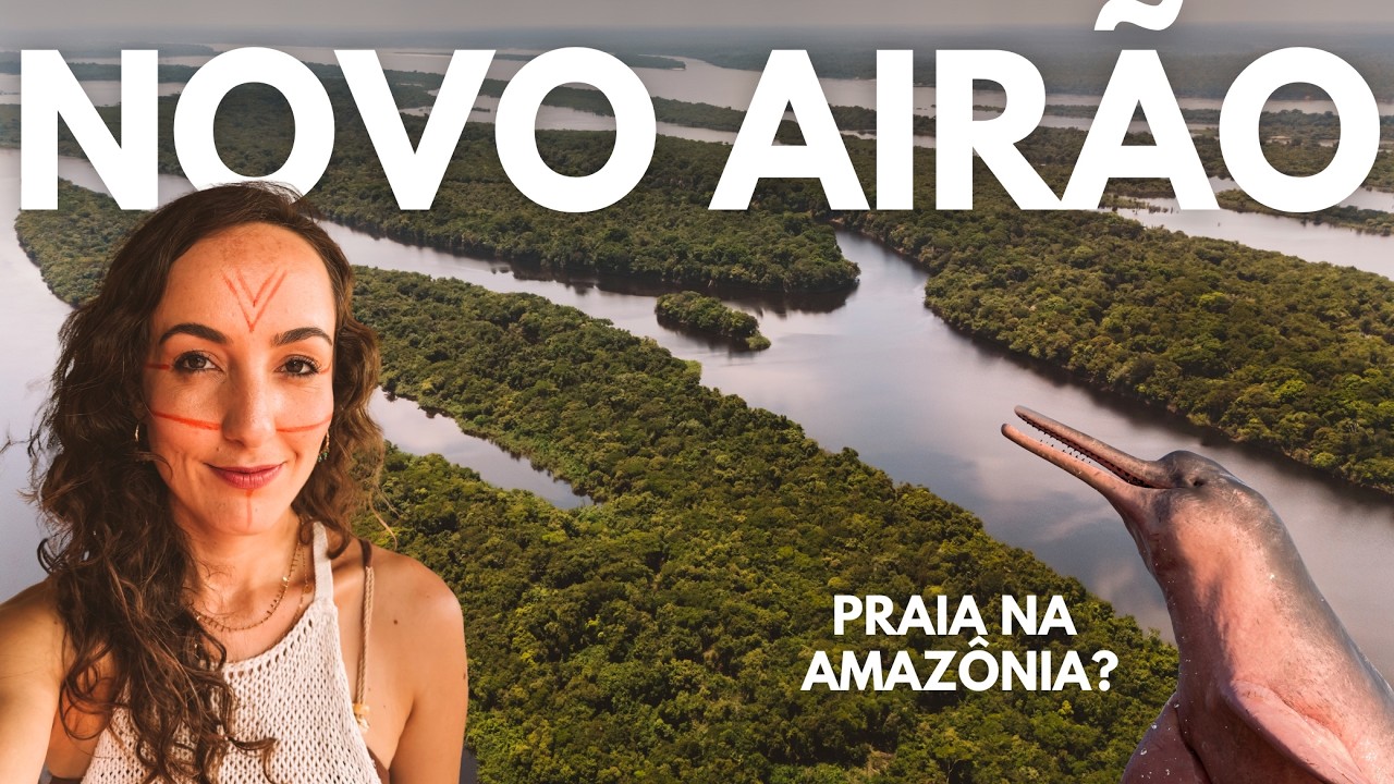 NOVO AIRÃO: destino SURPREENDENTE com praia de rio no coração da Amazônia!