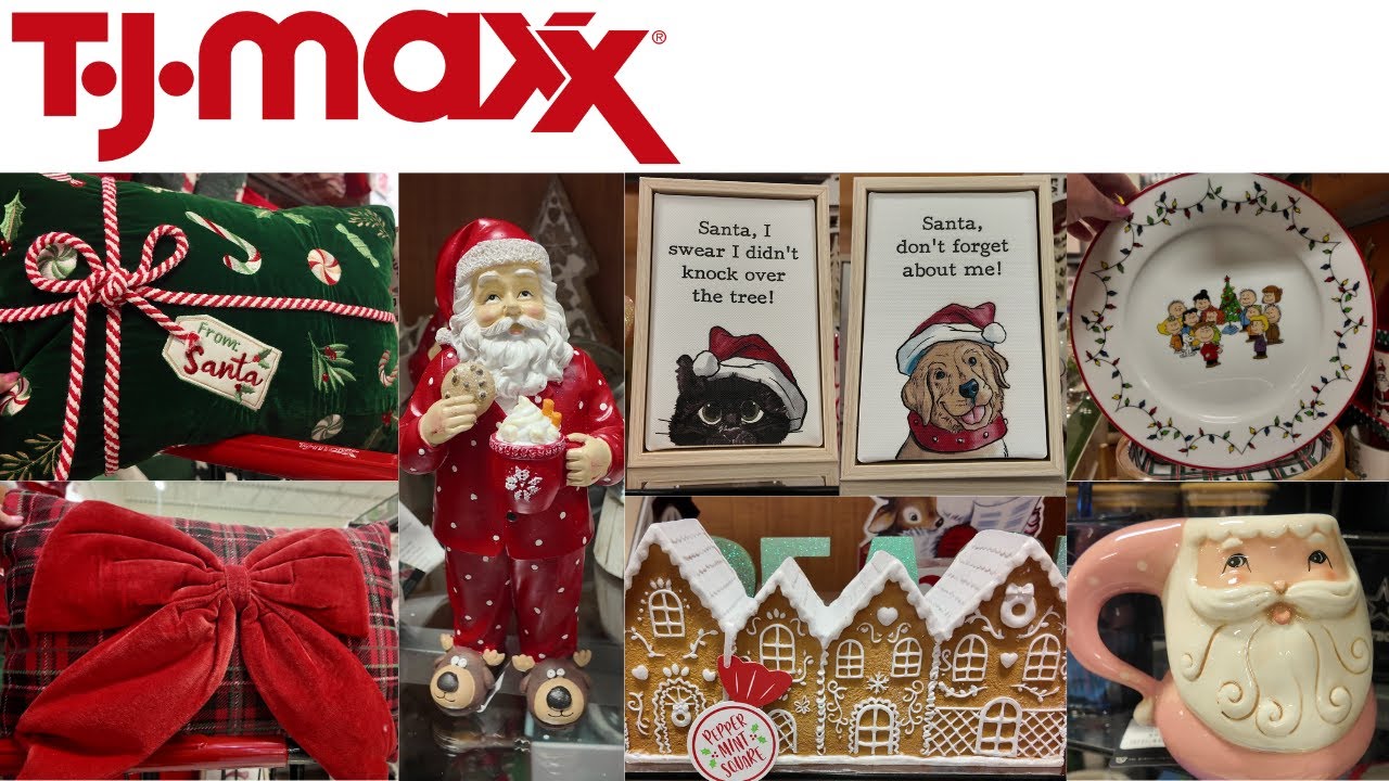 T.J. Maxx — декор, посуда, украшения и мода к Рождеству 2025