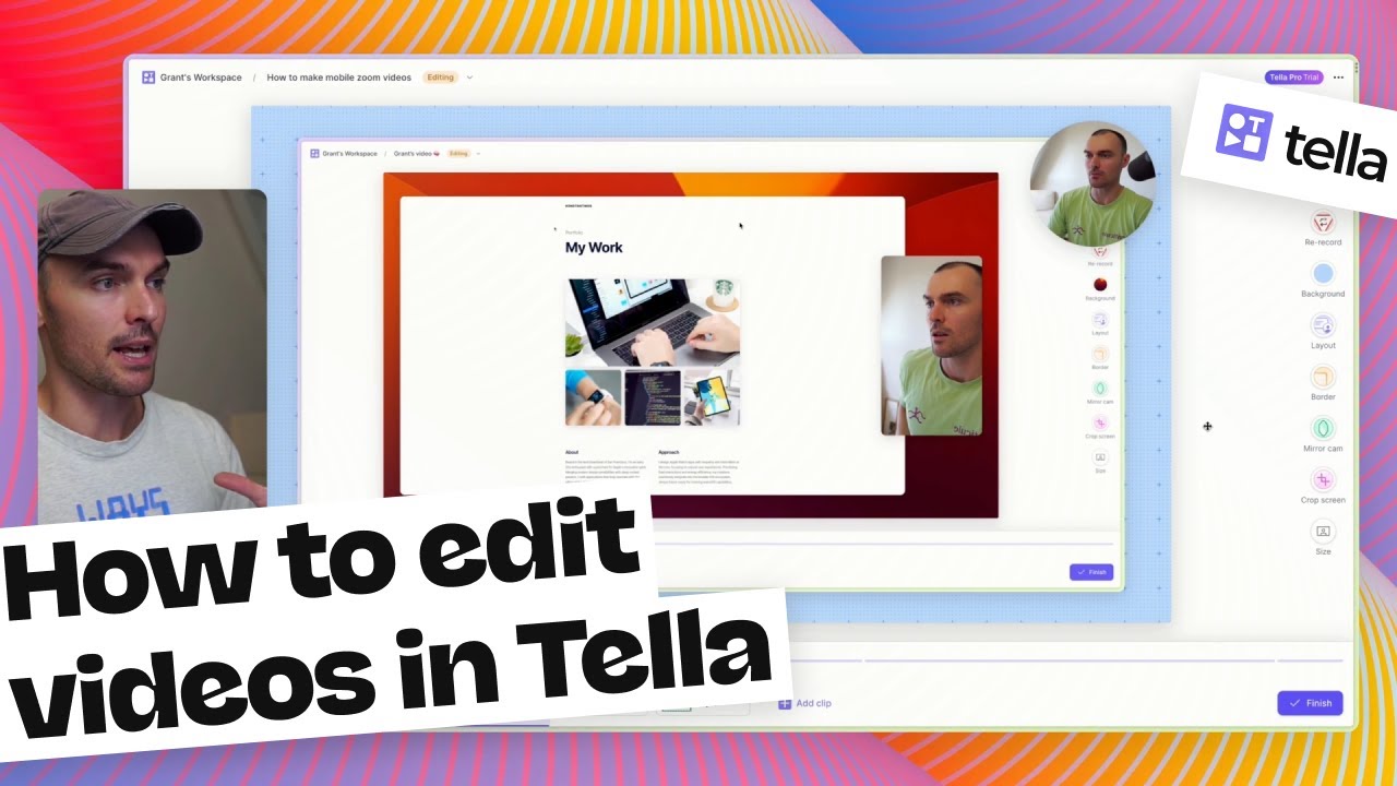 How to customise videos in Tella