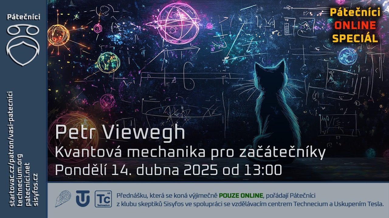 Petr Viewegh: Kvantová mechanika pro začátečníky (s @VUTvBrne) - online speciál