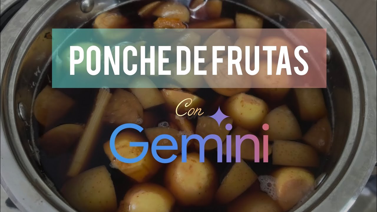Ponche de Frutas Navideño con IA