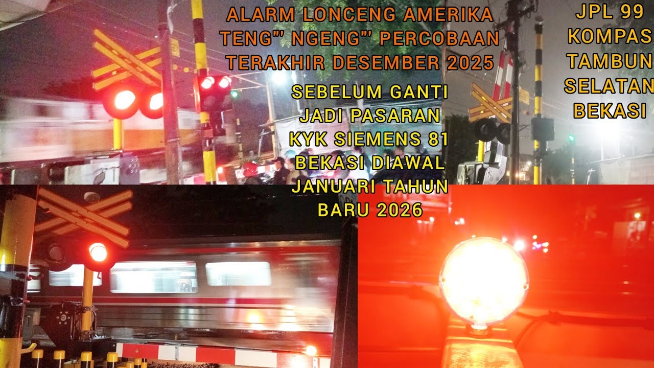 ALARM LONCENG AMERIKA SIEMENS PERCOBAAN SEMENTARA TERAKHIR 2025! JPL 99 Kompas Tambun Bekasi