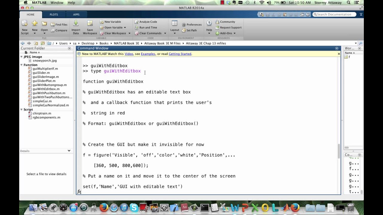 GUI in MATLAB