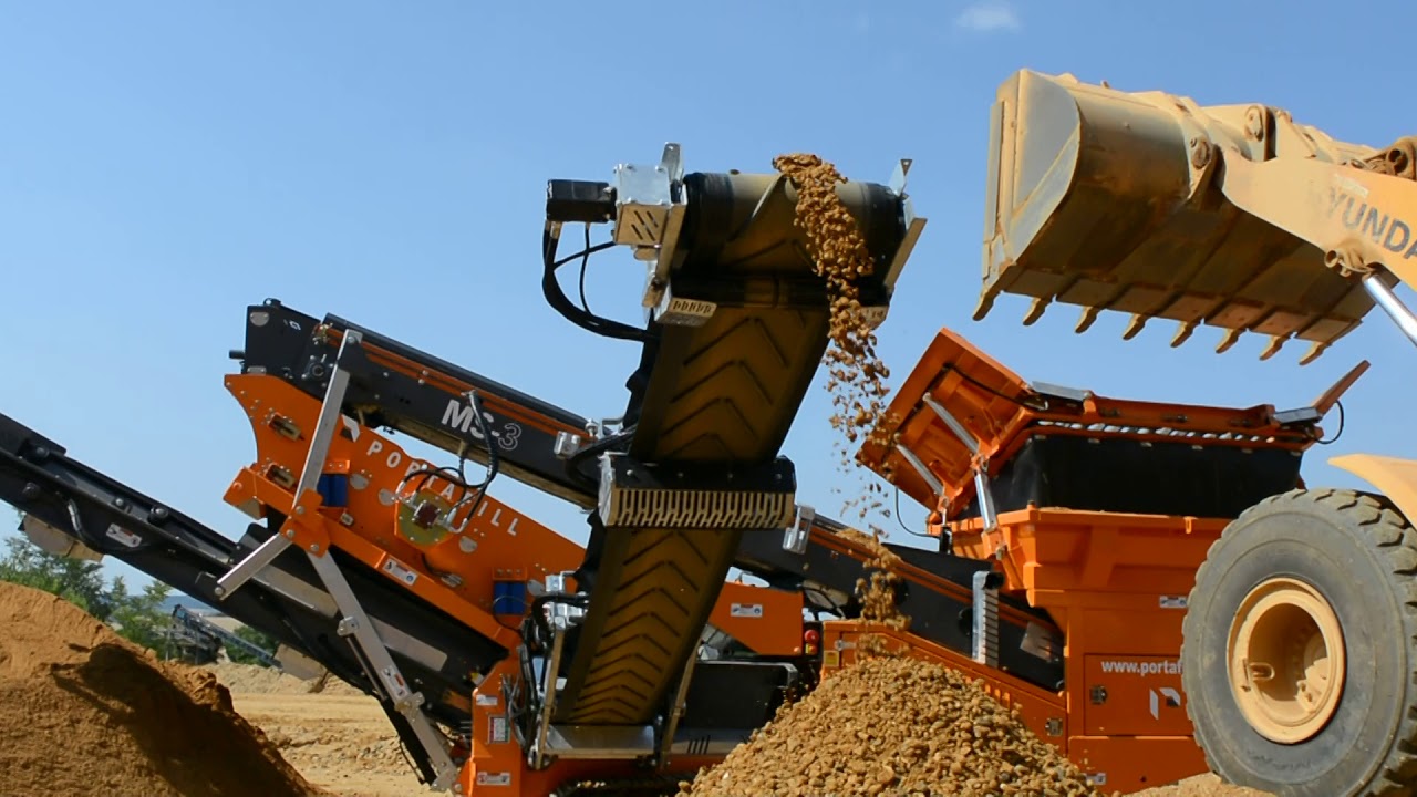 Portafill MS-3 screening sand and gravel / Przesiewacz piasku i żwiru