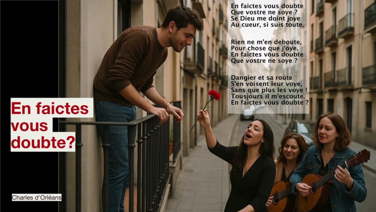 EN FAICTES VOUS DOUTE ?(Charles d'Orléans) CHANSON