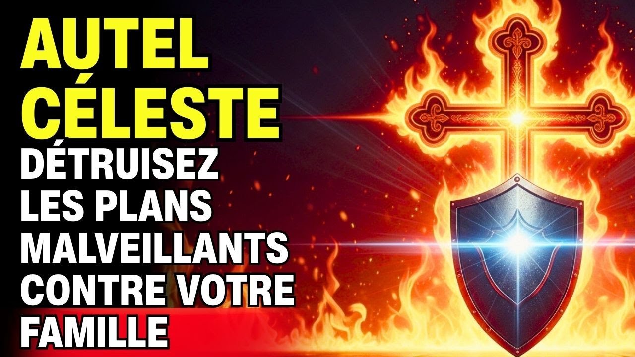 ⚔️ Psaume 109 + 140 : le feu de l'autel céleste BRÛLE les conspirations contre vos enfants