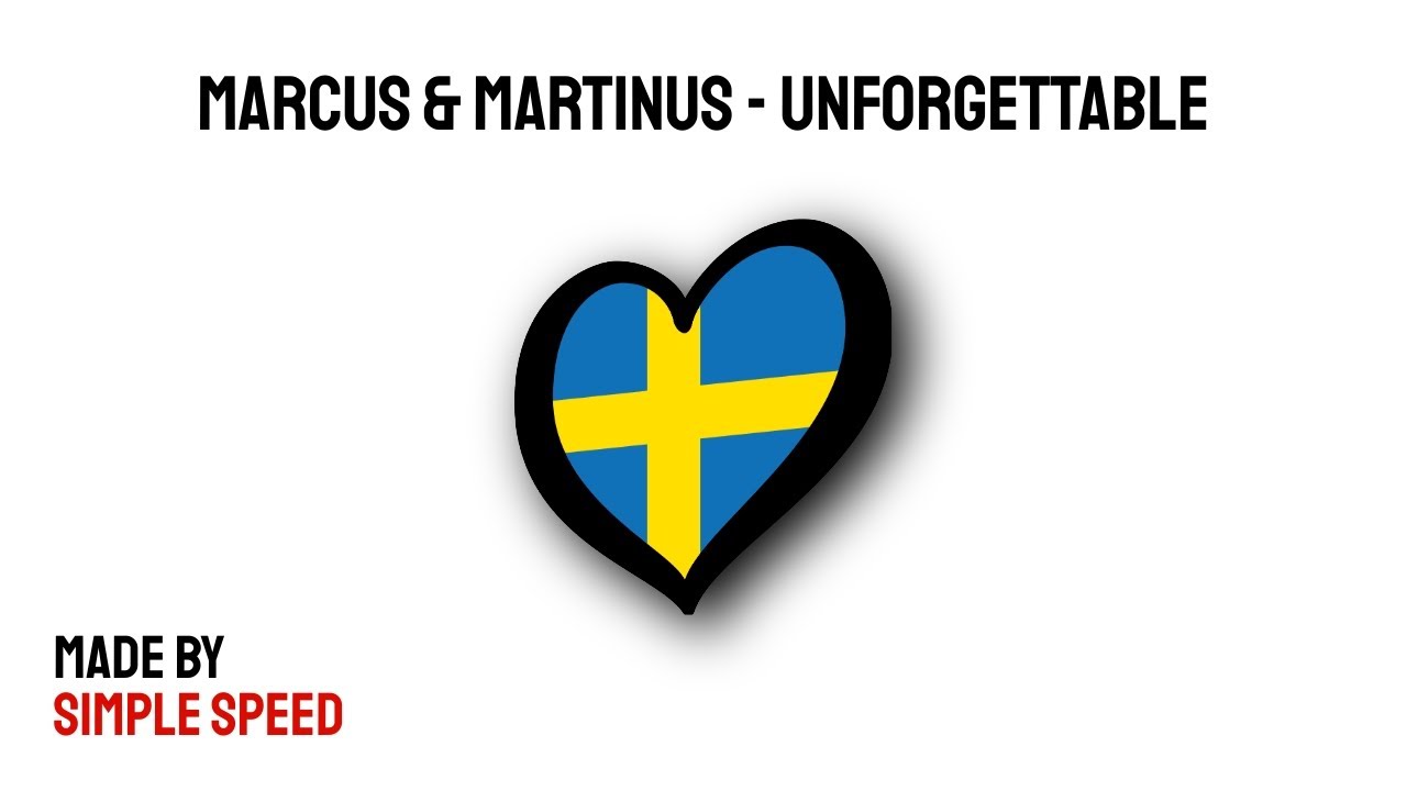 marcus & martinus - unforgettable / ESC 2024 (speed up / reverb) made by SIMPLE SPEED