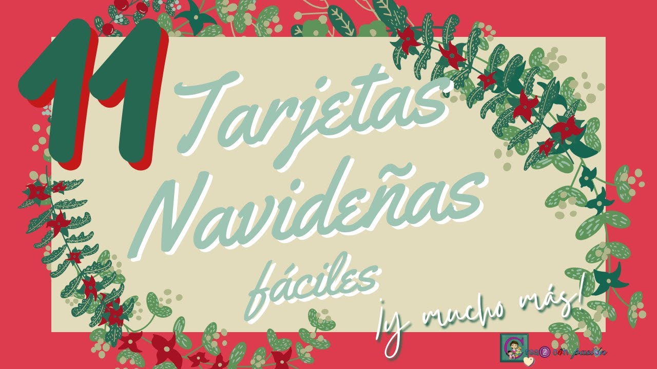 11 TARJETAS F&Aacute;CILES PARA NAVIDAD. C&Oacute;MO REALIZAR SOBRES Y SELLOS DE LACRE (Co. CRASPIRE)