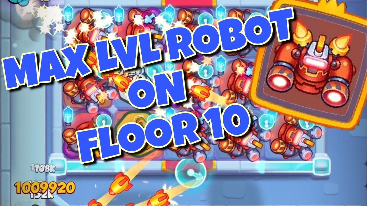 EP 1: Playing Support for MAX LEVEL ROBOT?! Floor 10 🤖 ✅ - - RUSH ROYALE