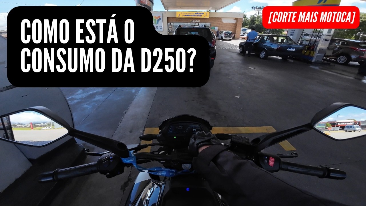 Dominar 250 completa 10 Abastecimentos! 9&ordm; M&eacute;dia de Consumo. 2250 km rodados!