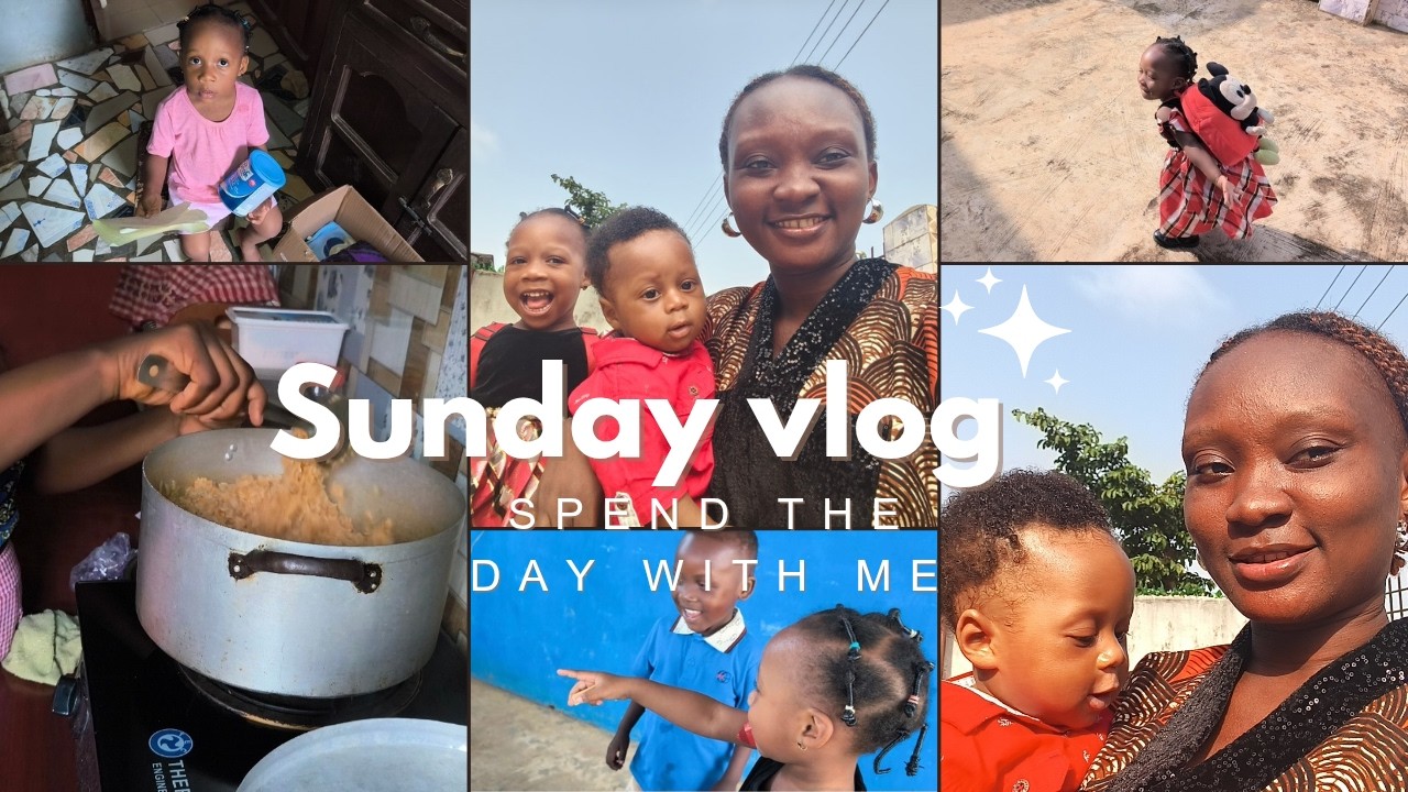 How we spent our Sunday as a family Living in Nigeria + Delicious jollof rice