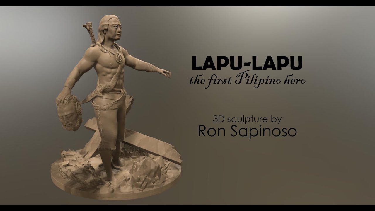 The First Filipino Hero in 3d... 3d sculpting