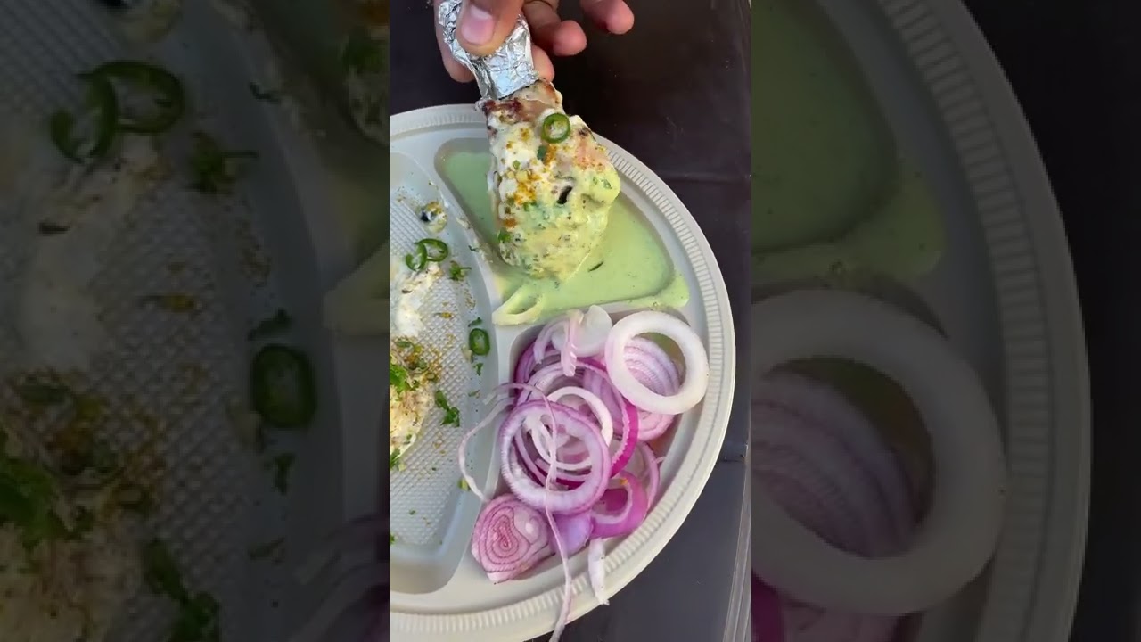 Stuffed chicken tangri 🍗 #shorts #chicken #streetfood