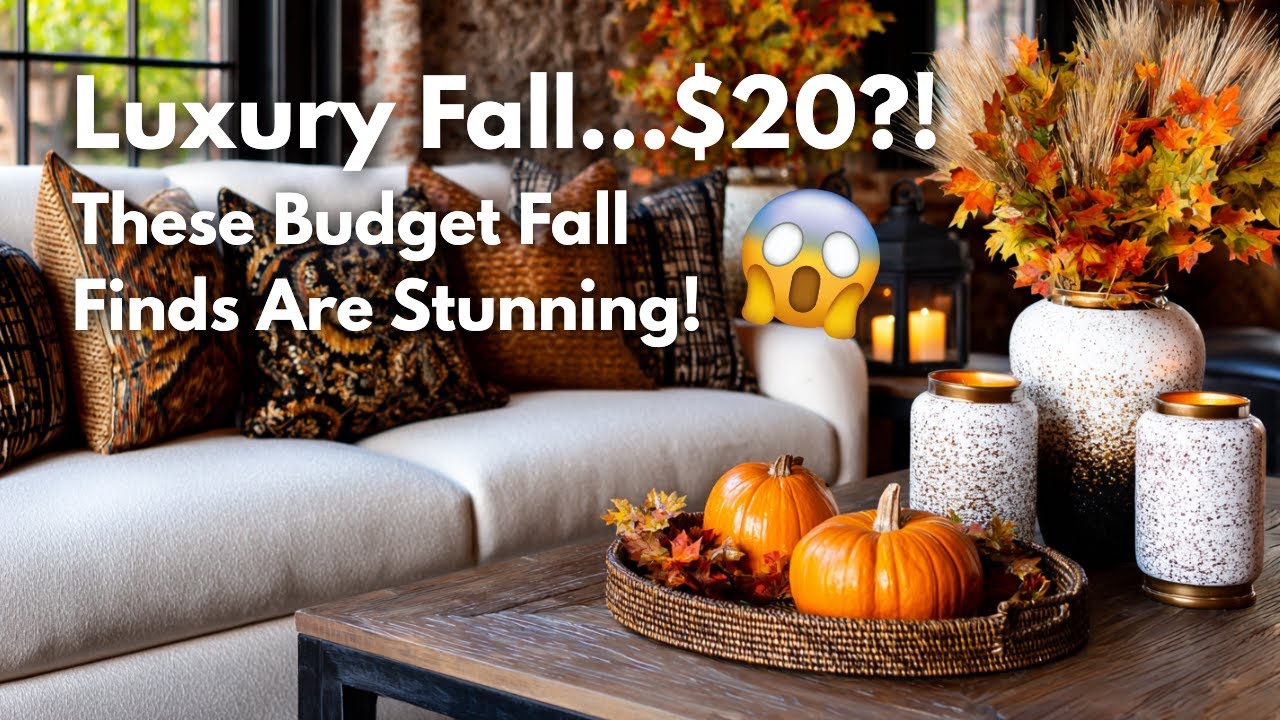 Transform Your Home for Fall Luxe DIY Decor Under $20