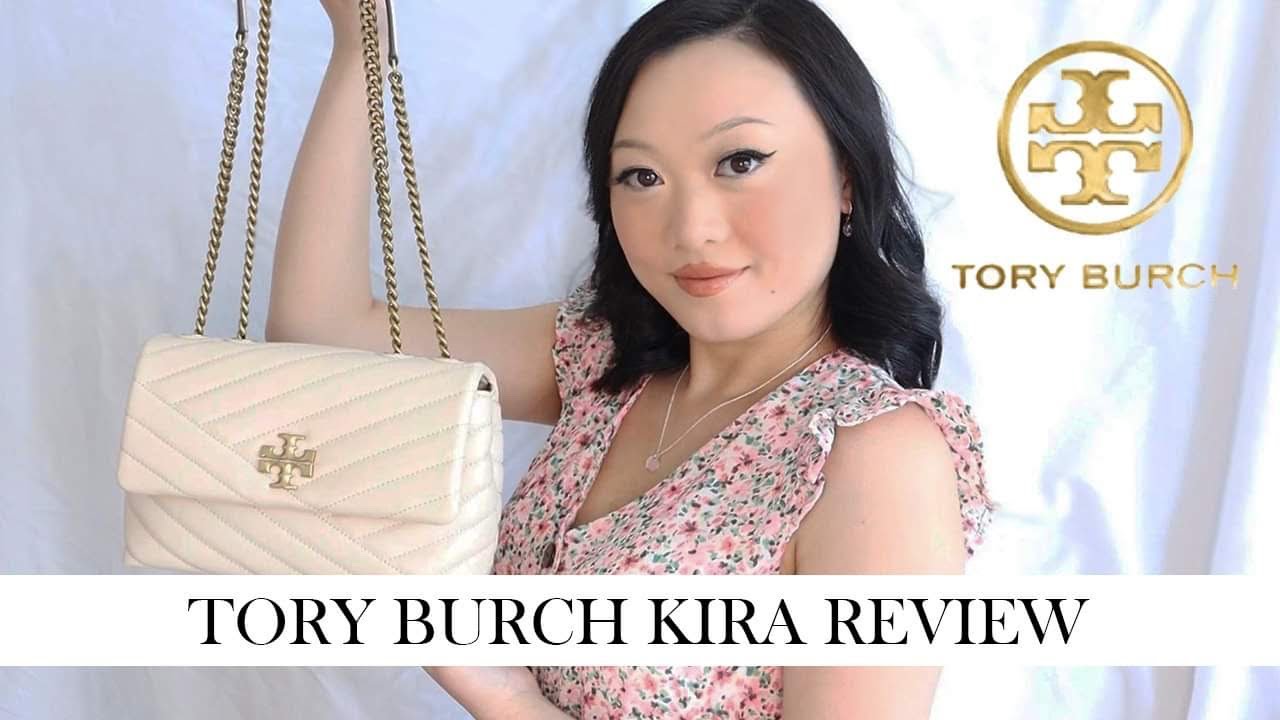 TORY BURCH Small Kira Chevron Convertible Shoulder Bag Review