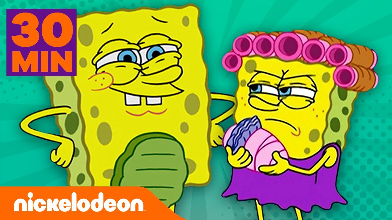 スポンジ・ボブ | 四角いパンツをはいてないスポンジ・ボブ30分！ | ニコロデオンジャパン