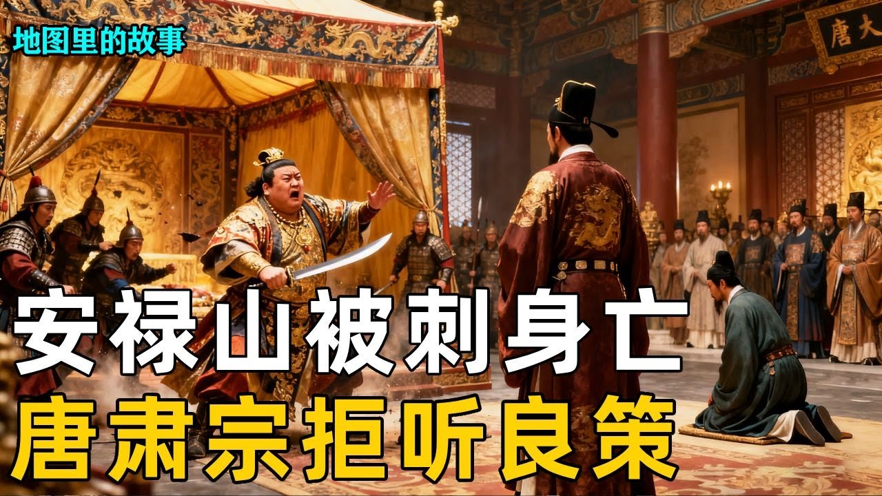 三维地图讲解&mdash;&mdash;安禄山被刺身亡，及唐肃宗拒听良策#安史之乱