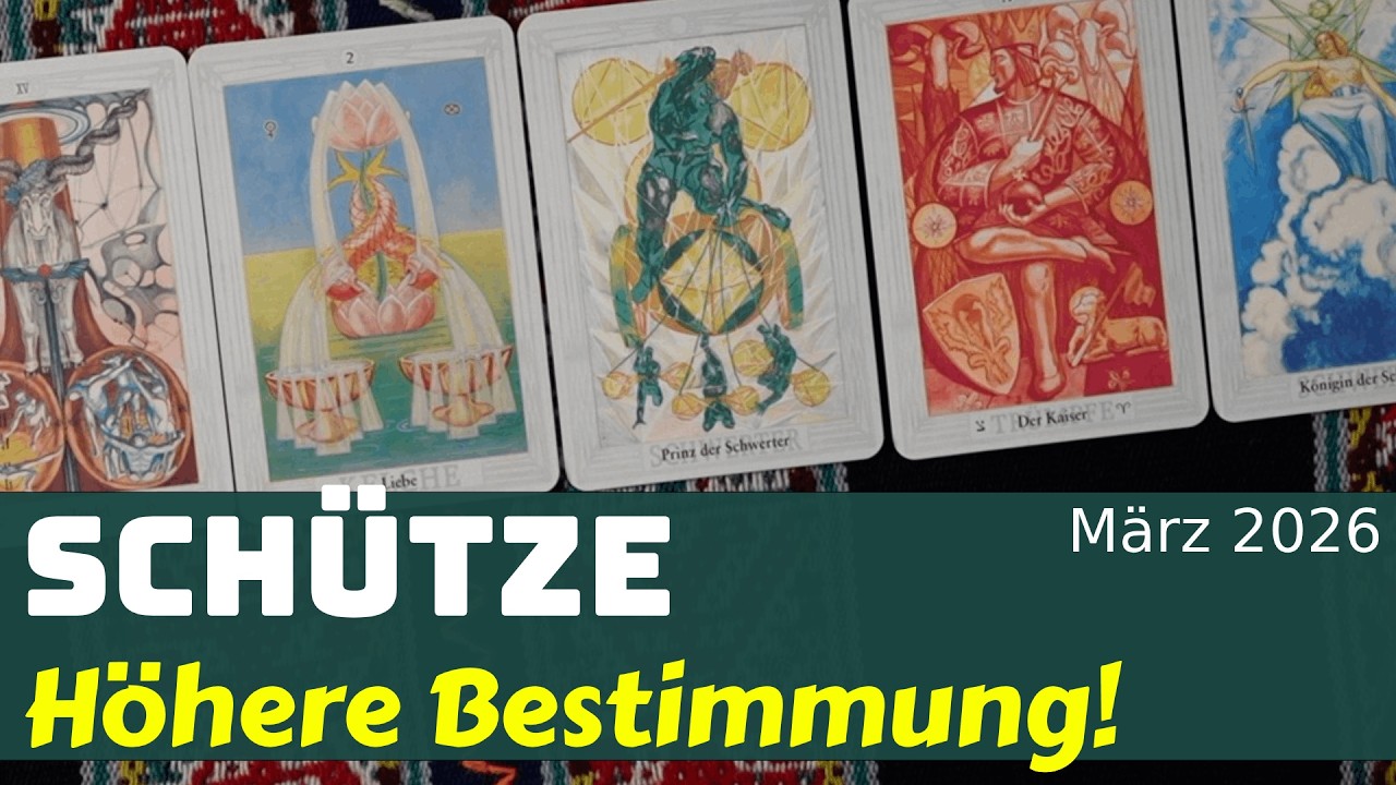 Schütze⭐️Das Ziel deiner Bestimmung im März 2026 - Tarot