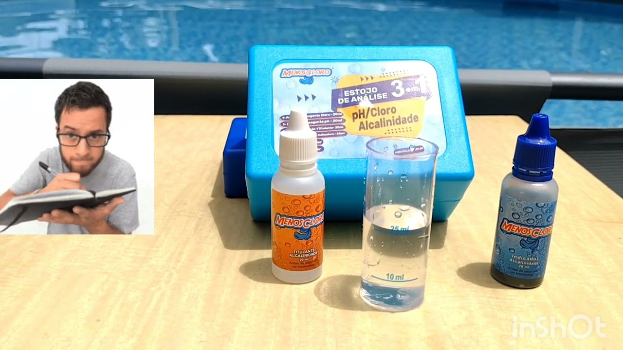 Como medir a Alcalinidade na água da piscina  