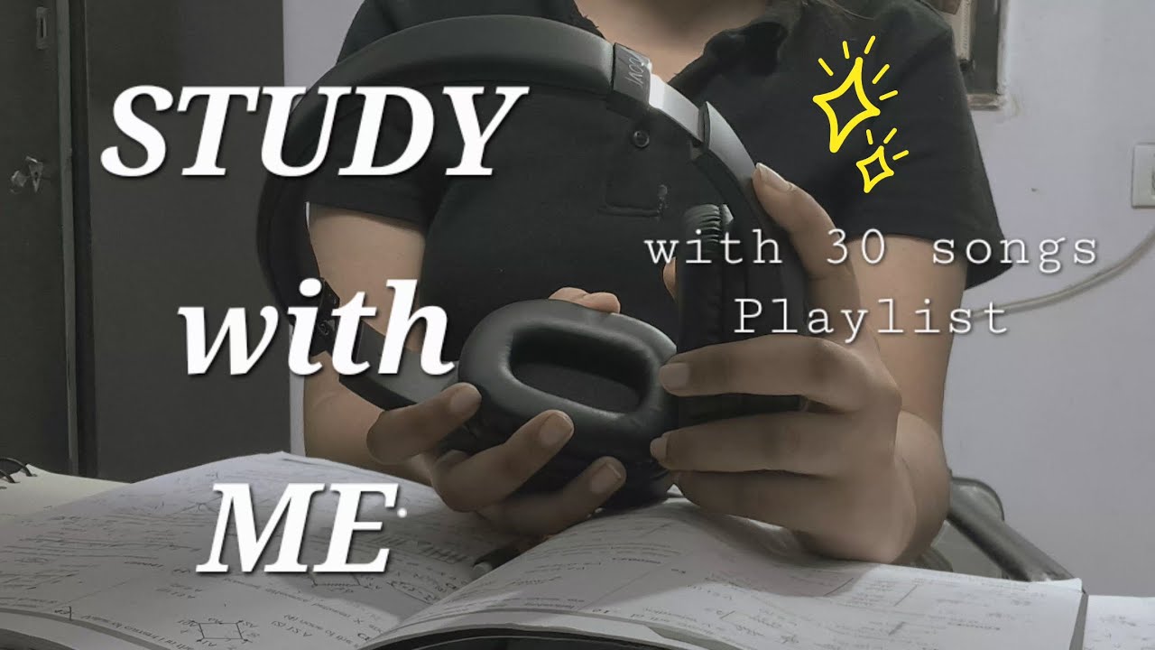 STUDY WITH ME | Until my playlist ends / no music/no break / comp ur work with me PART 1