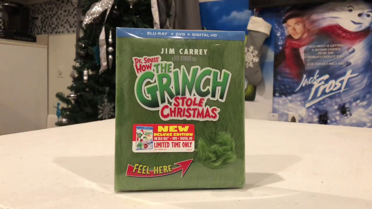 Dr Seuss how the Grinch stole Christmas Blu-ray unboxing