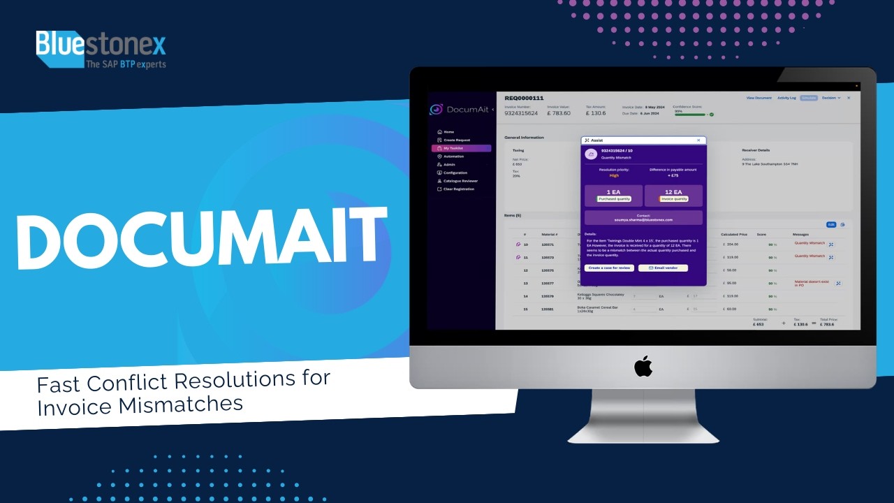 Fast Conflict Resolutions for Invoice Mismatches | Documait In action