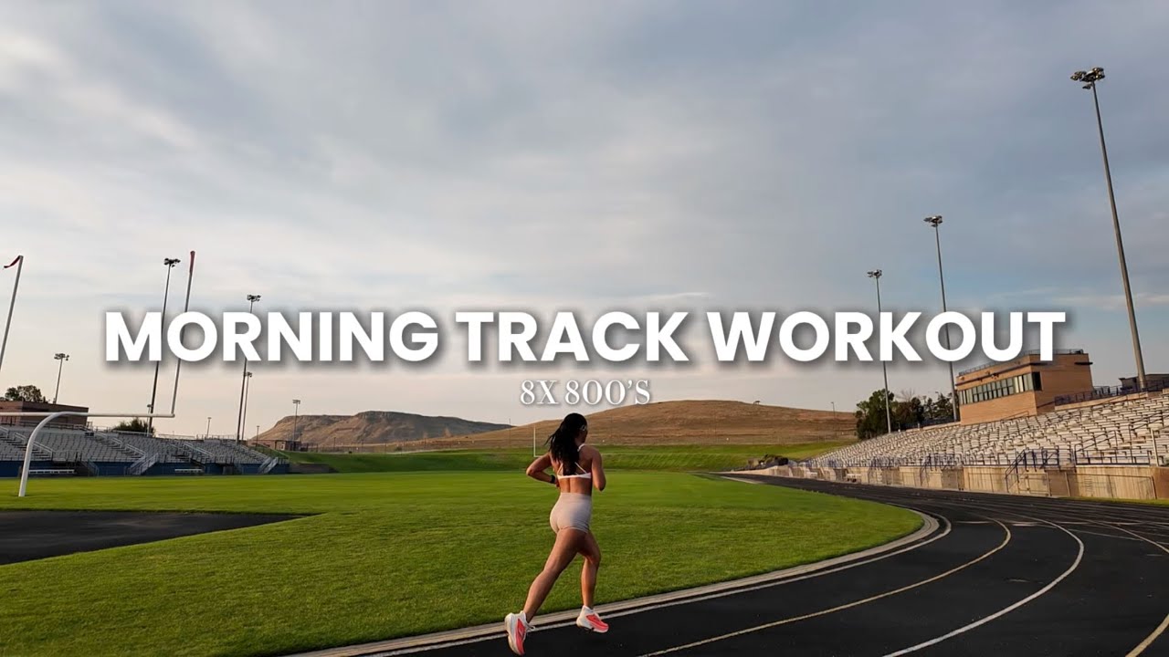 MORNING TRACK WORKOUT // 8x 800’s