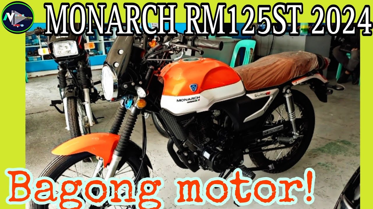 Monarch RM125ST 2024 CAFE RACER! Bagong motor!