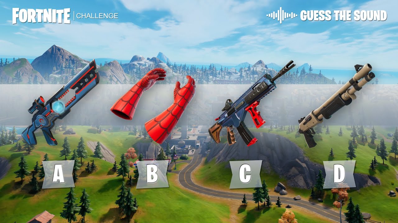 ADIVINA EL ARMA DE FORTNITE POR EL SONIDO - #7 - FORTNITE CHALLENGE