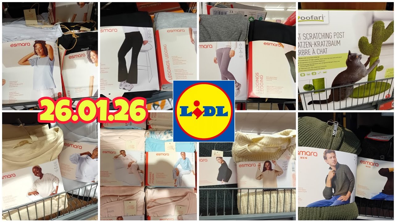 LIDL BAZAR 🛒 ❤️ ROPA DEPORTE, PIJAMAS, MASCOTAS Y MÁS 26.01.26 @Amunaysuscosas 