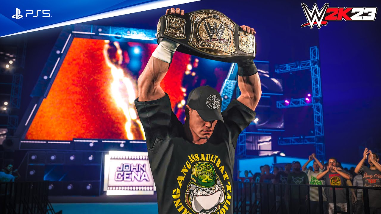 WWE 2K23 John Cena, vs Edge, Raw 2005 WWE Championship Match 4K