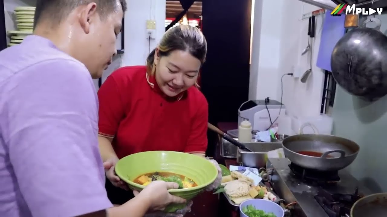 Spicy Mala Mao Cai in Yangon - မောက်ချိုက် မာလာတုတ်ထိုး