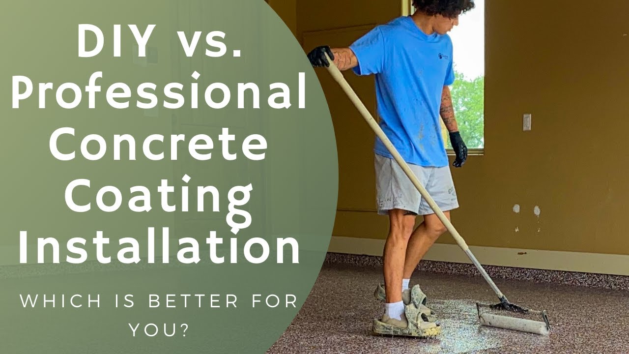 DIY vs. Professional Concrete Coating Installation (Which is Better For You?)