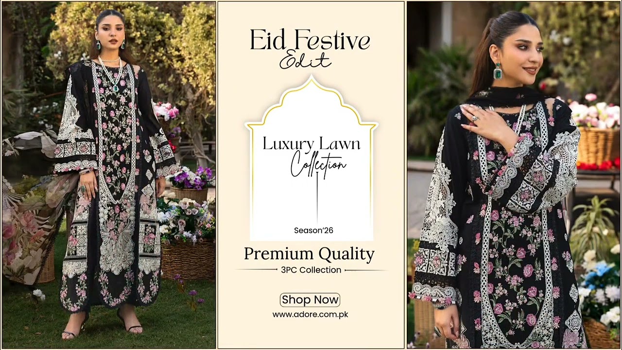 Adore Summer Women Clothing Lawn Suit | Luxury Lawn Collection | Summer Hit Design #eidcollection