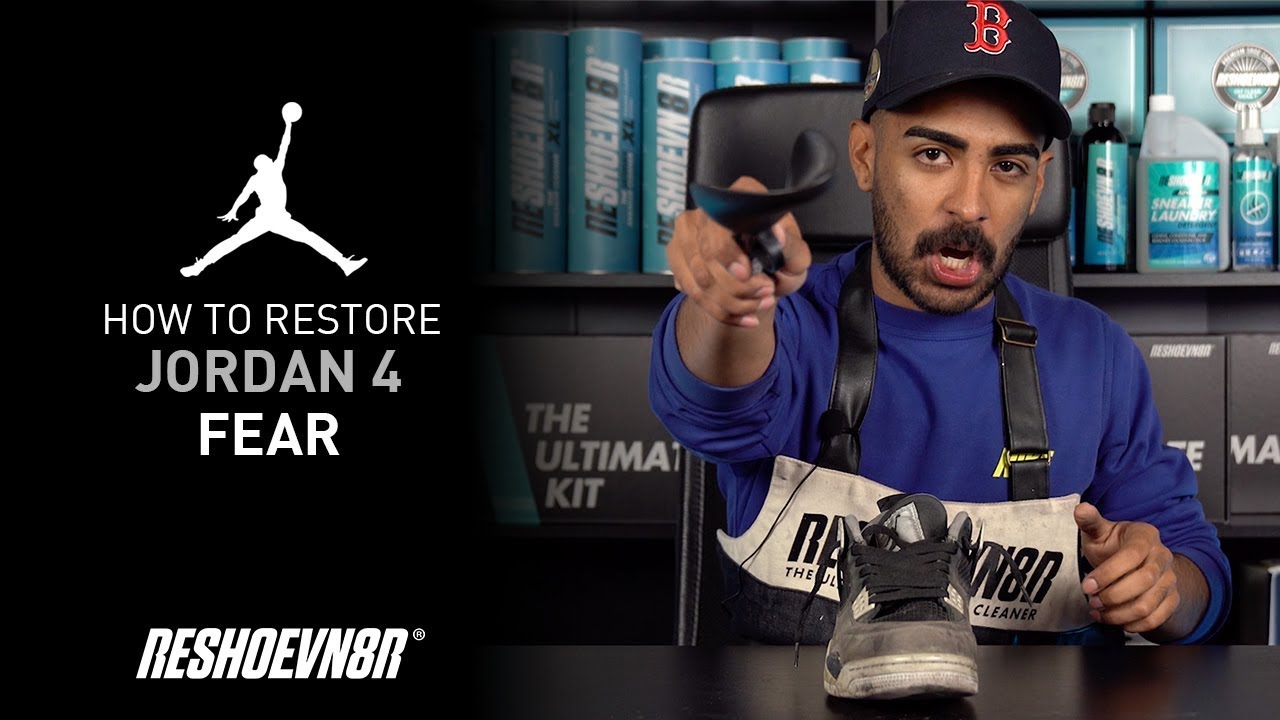 Vick Almighty Restores Air Jordan Fear 4 With Reshoevn8r!