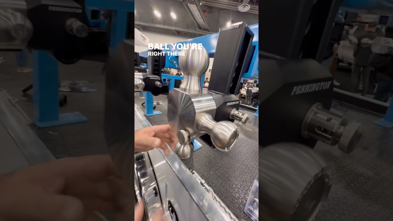 A trailer hitch that &ldquo; free balls&rdquo;. #trailer  #hitch #truck