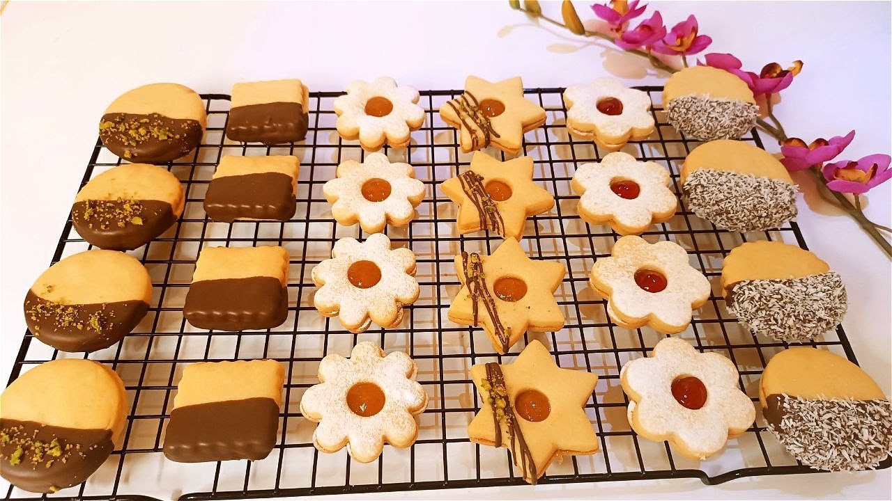 German Cookies - آموزش شیرینی آلمانی (مشهدی- مربایی)