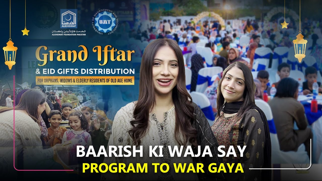 UMT || Alkhidmat Foundation || Grand Iftar Dinner For Orphans || Program to war gaya