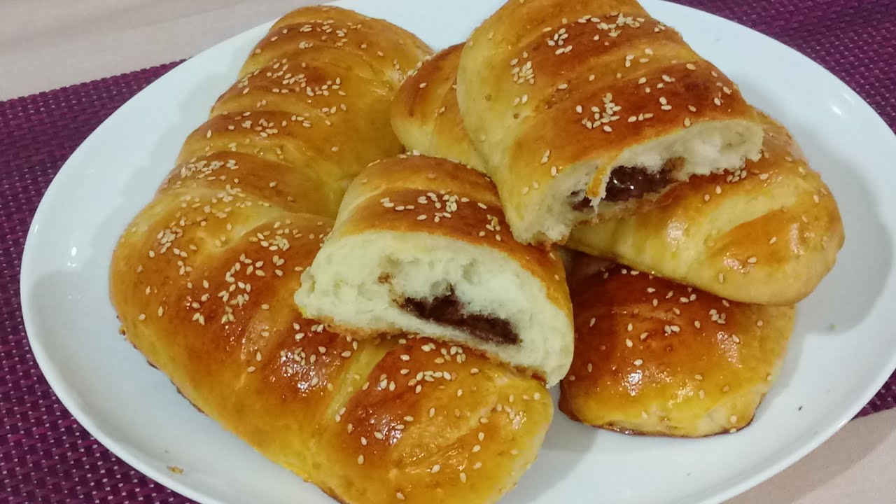 😊😉أروع بريوش محشي بالشكولا بعجينة  اكثر من رااائع لصحور رمضان