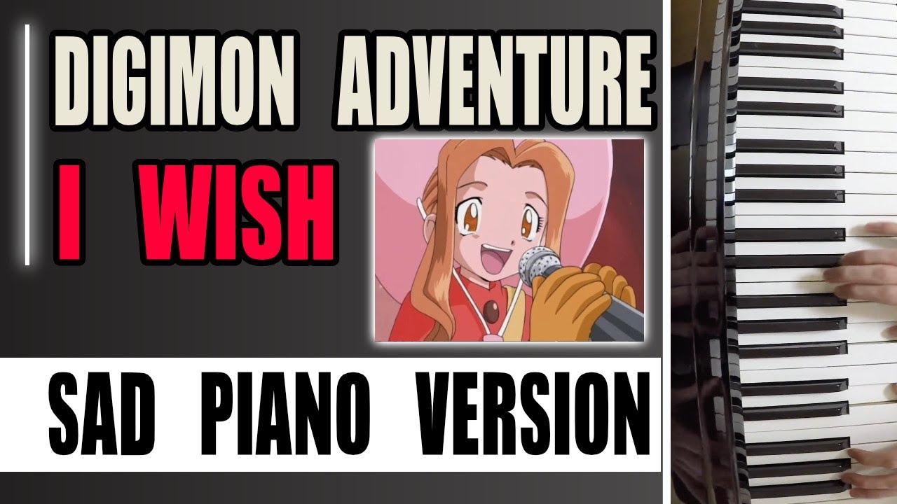 The INSANE HARMONY in DIGIMON ADVENTURE | I wish | Tengo la fé | Synthesia PIANO Tutorial