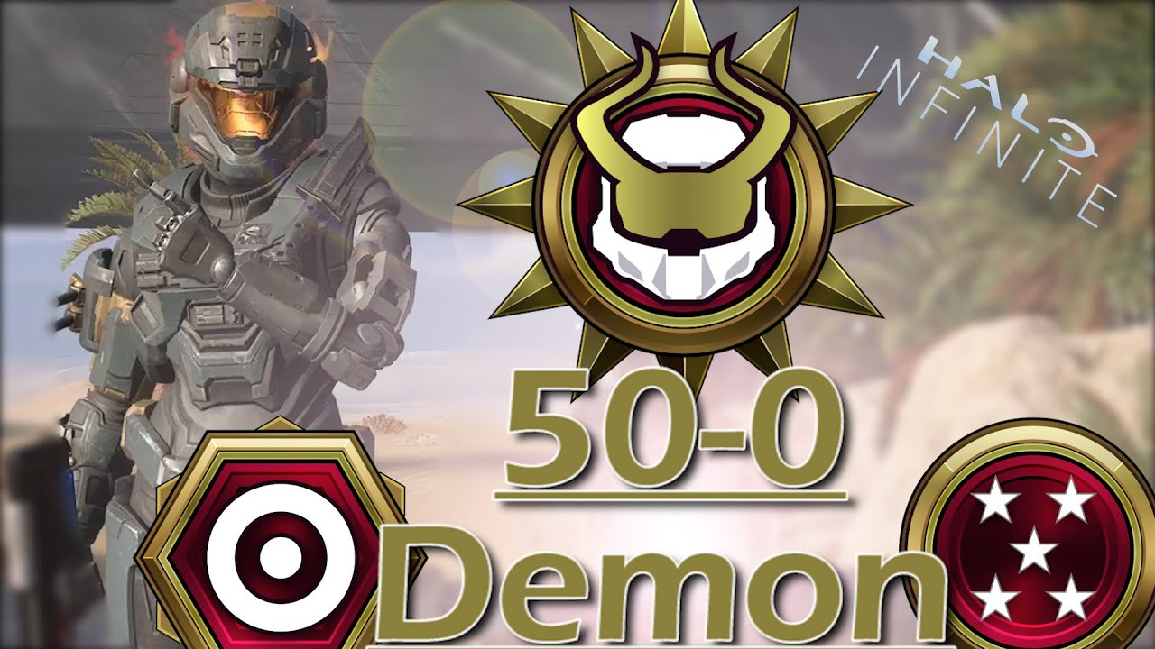 Halo Infinite DEMON! Perfection 50-0 NEW UNFRIGGINBELIEVABLE