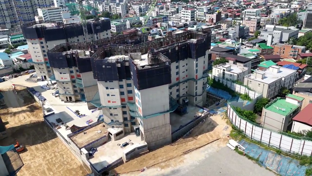 2025년 8월 2일 전주서신더샵비발디 공사현장입니다.