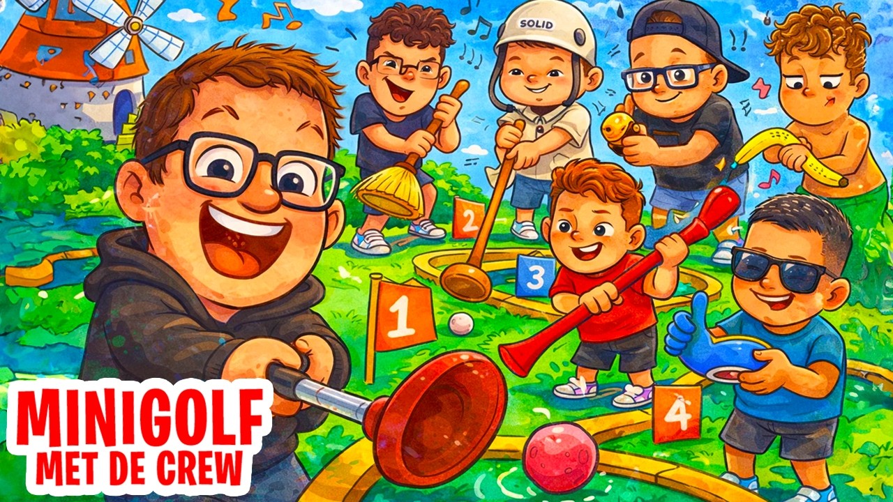 MINI-GOLF MET RANDOM OBJECTEN... 😅